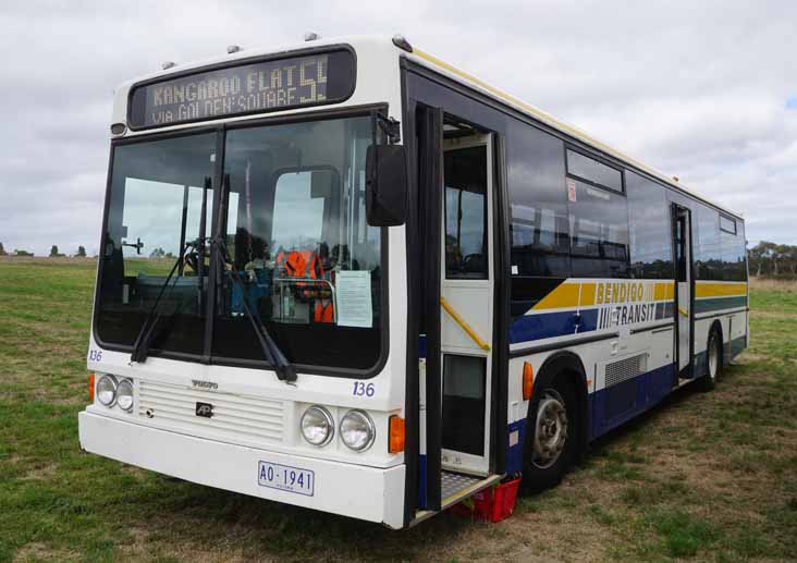 Bendigo Transit Volvo B10M Austral Pacific Commuter 136